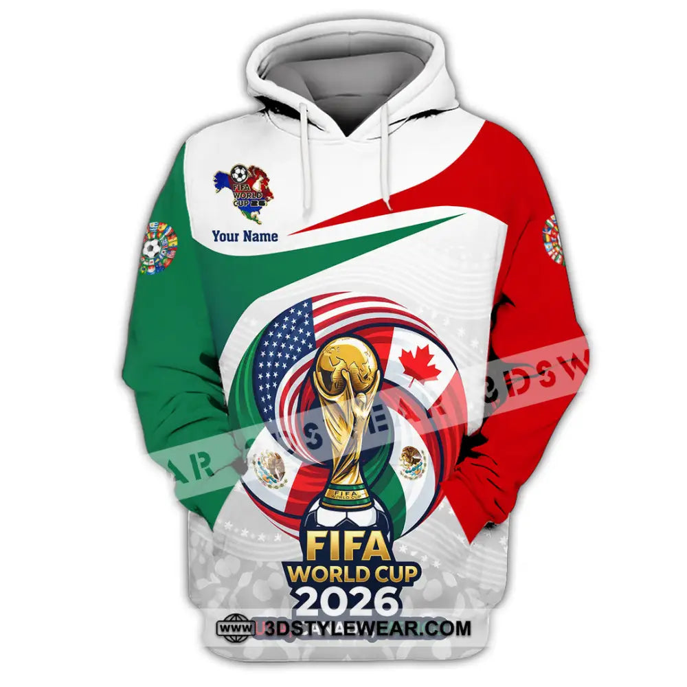 Unisex Shirt - Custom World Cup 2026 3D Shirt - Hoodie / S - T-shirt