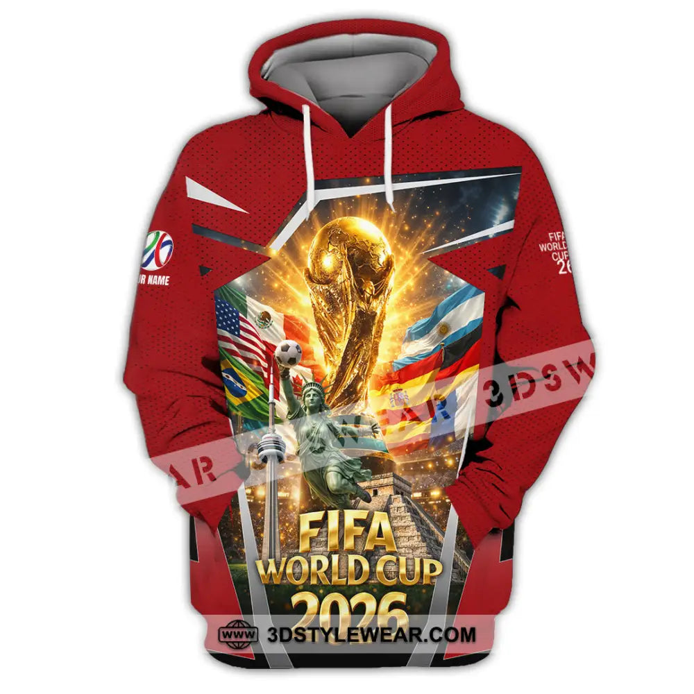 Unisex Shirt - Custom World Cup 2026 3D Shirt Hoodie / S T-shirt