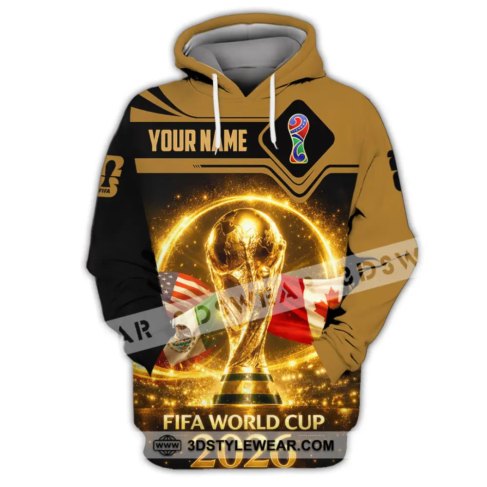 Unisex Shirt - Custom World Cup 2026 3D Shirt - Hoodie / S - T-shirt