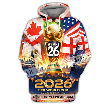 Unisex Shirt - Custom World Cup 2026 3D Shirt Hoodie / S T-shirt