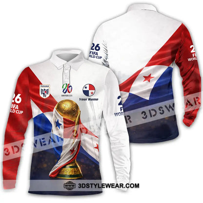 Unisex Shirt - Custom World Cup 2026 3D Shirt - Long Sleeve Polo / S - T-shirt