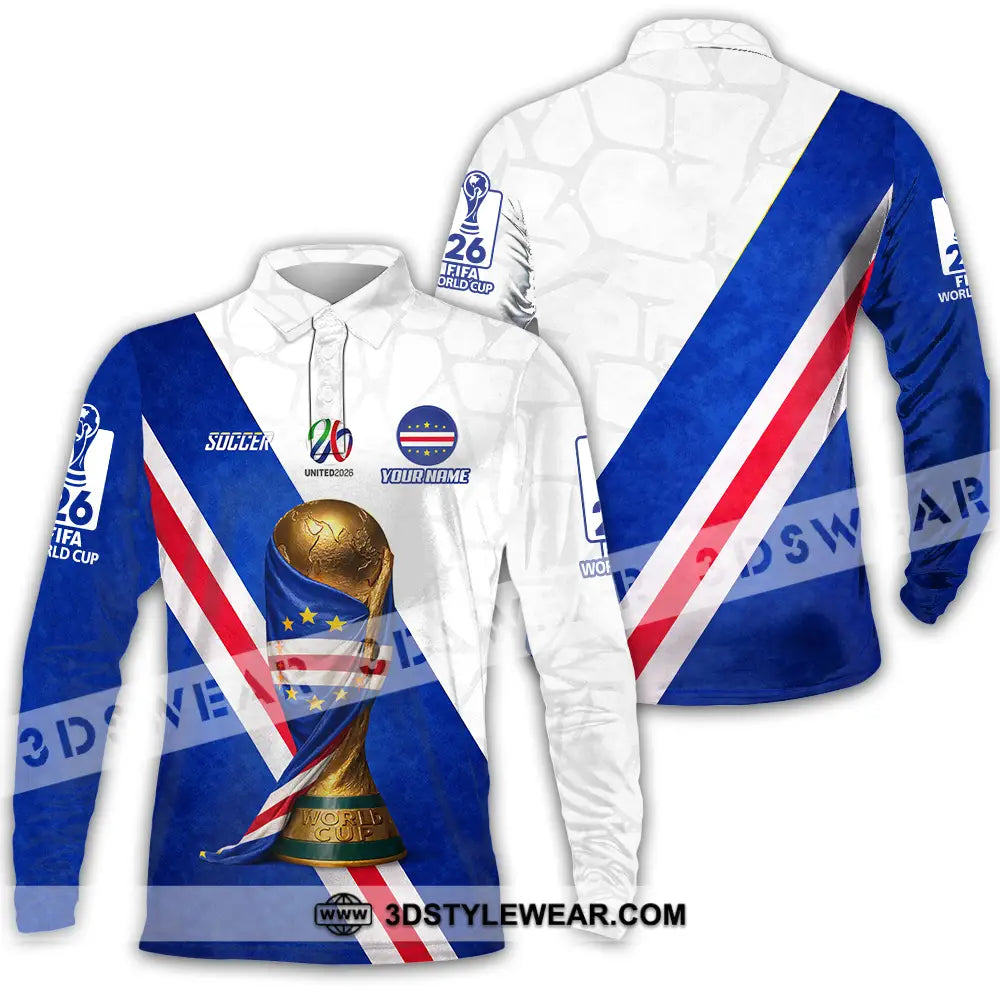 Unisex Shirt - Custom World Cup 2026 3D Shirt Long Sleeve Polo / S T-shirt