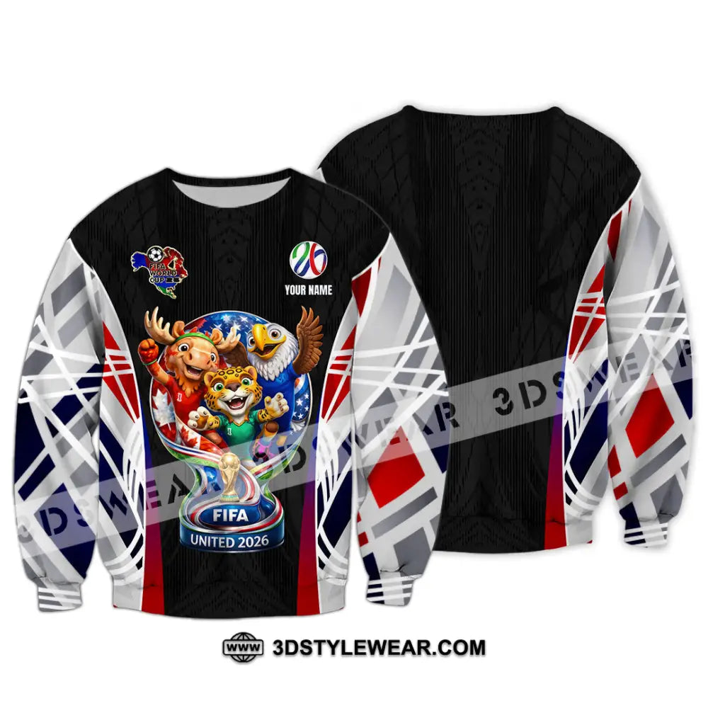 Unisex Shirt - Custom World Cup 2026 3D Shirt Long Sleeve / S T-shirt