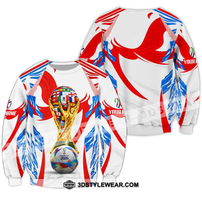 Unisex Shirt - Custom World Cup 2026 3D Shirt Long Sleeve / S T-shirt