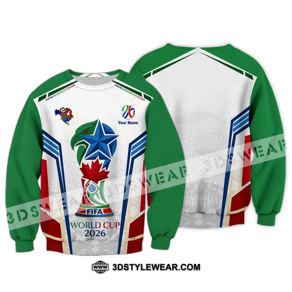 Unisex Shirt - Custom World Cup 2026 3D Shirt - Long Sleeve / S - T-shirt