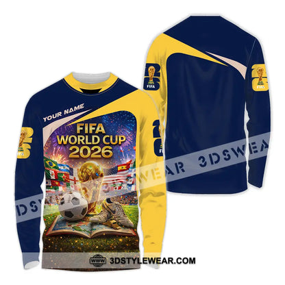 Unisex Shirt - Custom World Cup 2026 3D Shirt Long Sleeve Shirt / S T-shirt