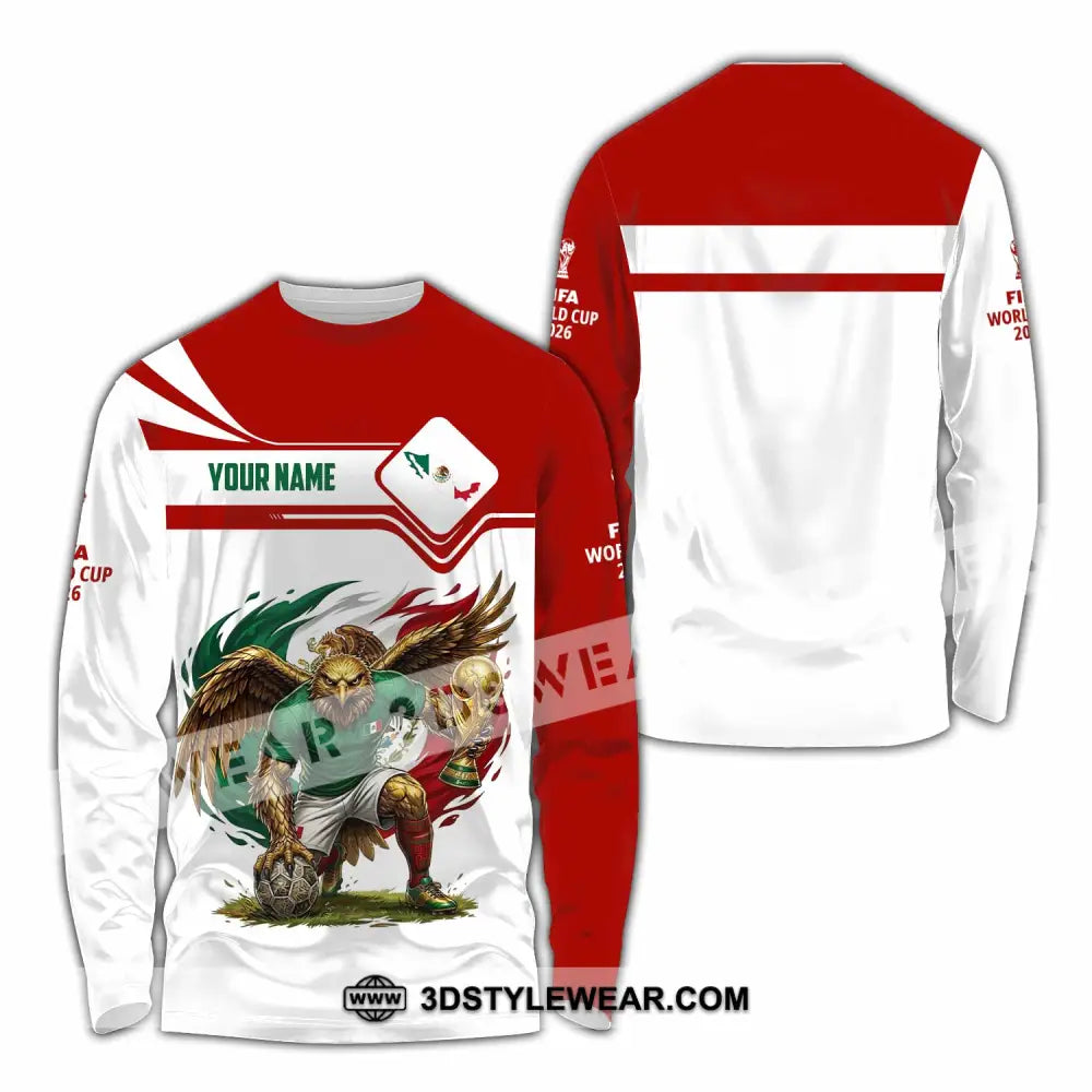 Unisex Shirt - Custom World Cup 2026 3D Shirt - Long Sleeve Shirt / S - T-shirt