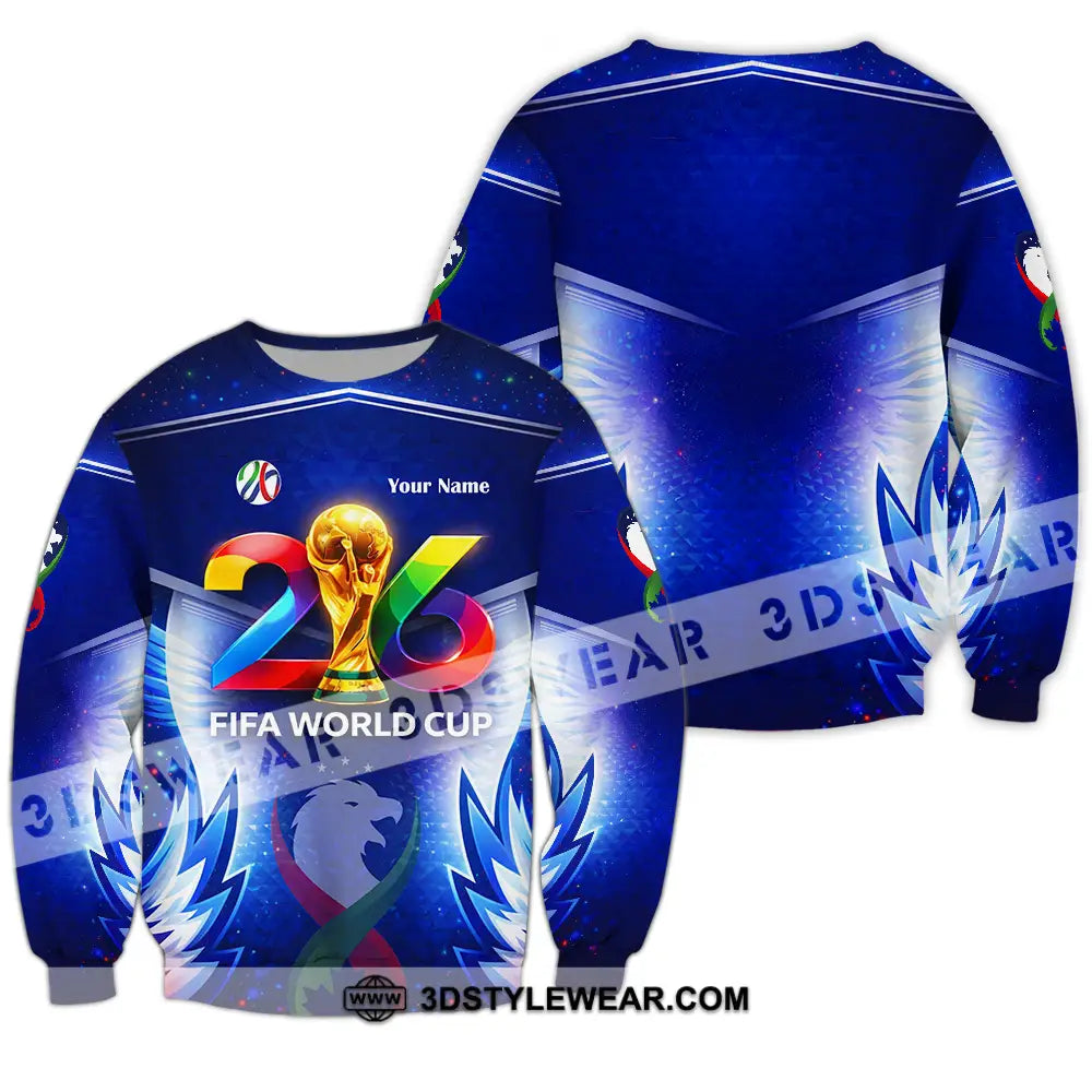 Unisex Shirt - Custom World Cup 2026 3D Shirt Long Sleeve / S T-shirt