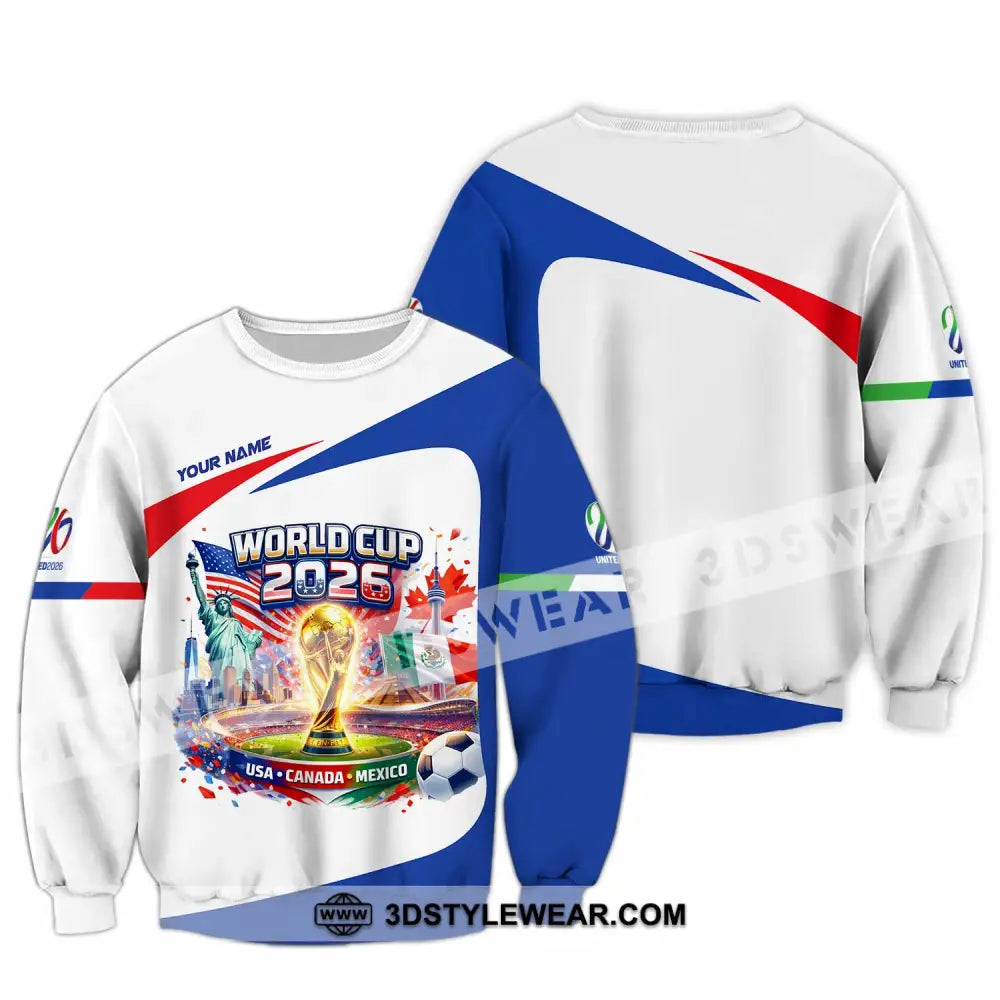 Unisex Shirt - Custom World Cup 2026 3D Shirt Long Sleeve / S T-shirt