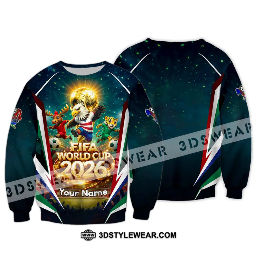 Unisex Shirt - Custom World Cup 2026 3D Shirt Long Sleeve / S T-shirt