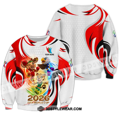Unisex Shirt - Custom World Cup 2026 3D Shirt Long Sleeve / S T-shirt