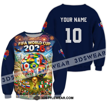 Unisex Shirt - Custom World Cup 2026 3D Shirt Long Sleeve / S T-shirt