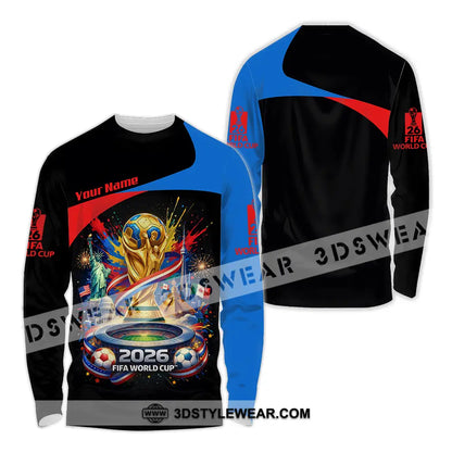 Unisex Shirt - Custom World Cup 2026 3D Shirt - Long Sleeve Shirt / S - T-shirt