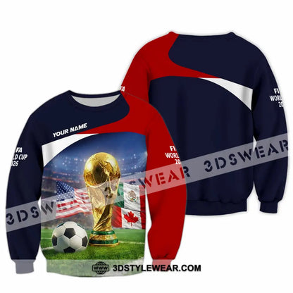 Unisex Shirt - Custom World Cup 2026 3D Shirt Long Sleeve / S T-shirt