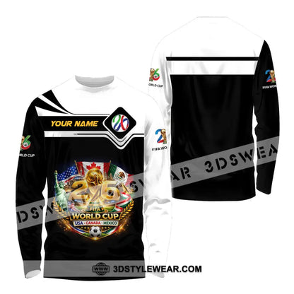 Unisex Shirt - Custom World Cup 2026 3D Shirt - Long Sleeve Shirt / S - T-shirt