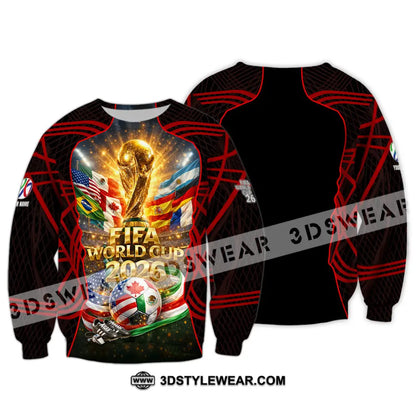 Unisex Shirt - Custom World Cup 2026 3D Shirt Long Sleeve / S T-shirt