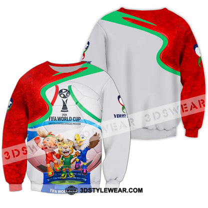 Unisex Shirt - Custom World Cup 2026 3D Shirt Long Sleeve / S T-shirt