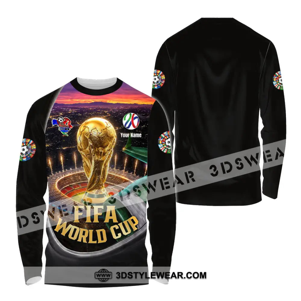 Unisex Shirt - Custom World Cup 2026 3D Shirt - Long Sleeve Shirt / S - T-shirt