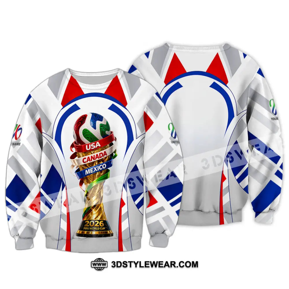 Unisex Shirt - Custom World Cup 2026 3D Shirt Long Sleeve / S T-shirt
