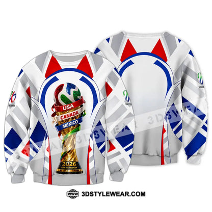 Unisex Shirt - Custom World Cup 2026 3D Shirt Long Sleeve / S T-shirt