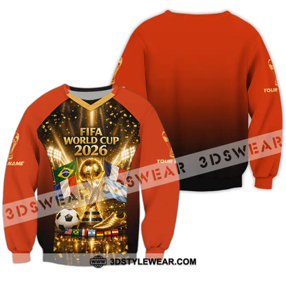 Unisex Shirt - Custom World Cup 2026 3D Shirt Long Sleeve / S T-shirt