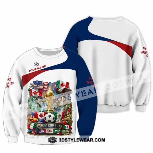 Unisex Shirt - Custom World Cup 2026 3D Shirt style option 3