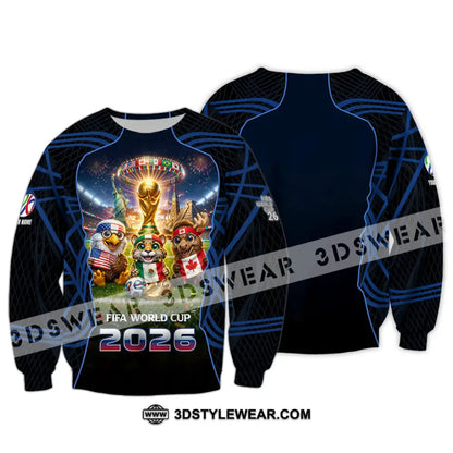 Unisex Shirt - Custom World Cup 2026 3D Shirt Long Sleeve / S T-shirt