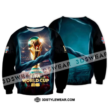 Unisex Shirt - Custom World Cup 2026 3D Shirt Long Sleeve / S T-shirt