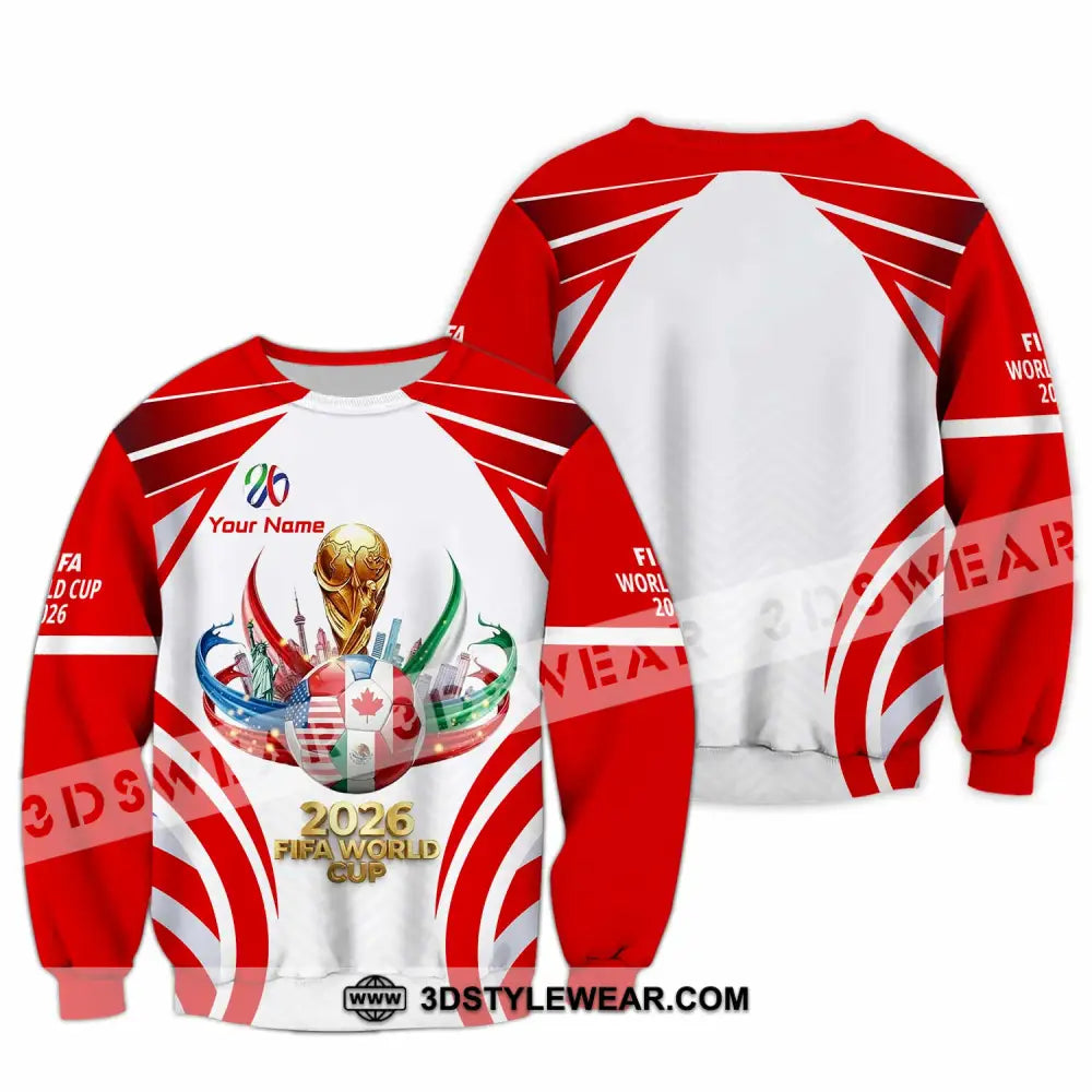 Unisex Shirt - Custom World Cup 2026 3D Shirt Long Sleeve / S T-shirt