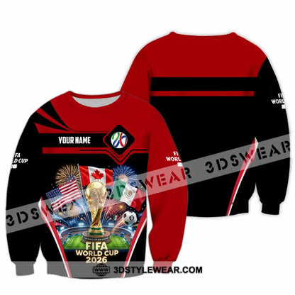 Unisex Shirt - Custom World Cup 2026 3D Shirt Long Sleeve / S T-shirt