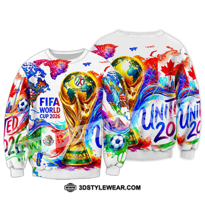 Unisex Shirt - Custom World Cup 2026 3D Shirt - Long Sleeve / S - T-shirt
