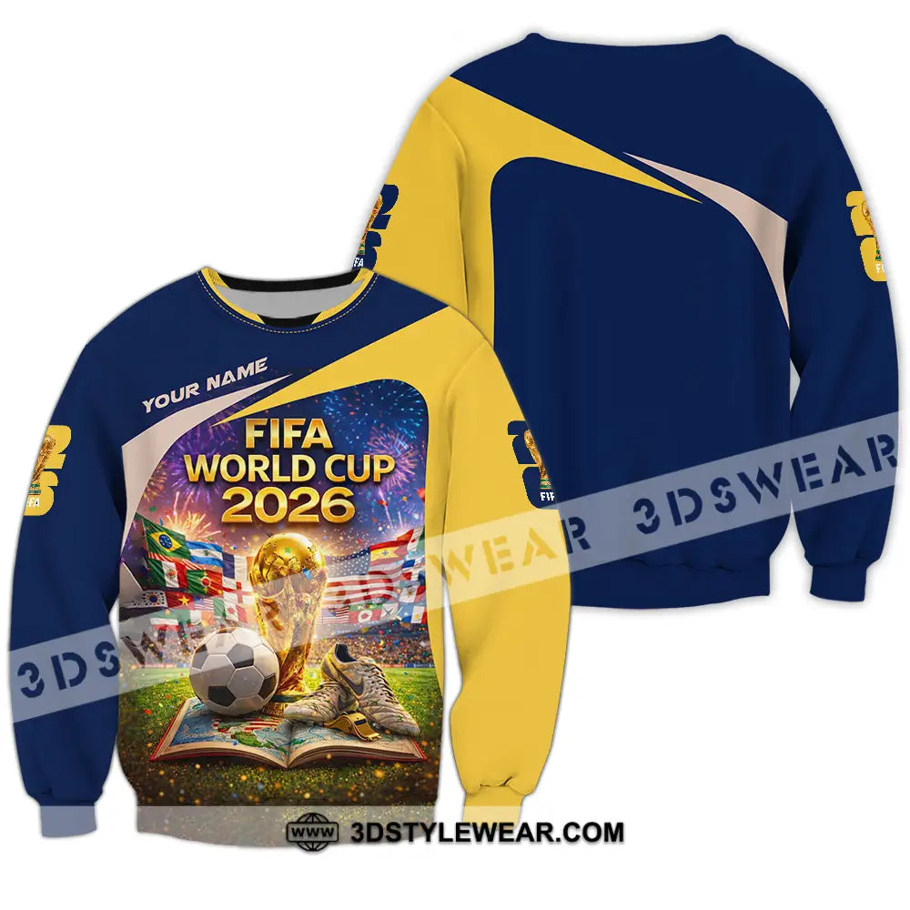 Unisex Shirt - Custom World Cup 2026 3D Shirt Long Sleeve / S T-shirt