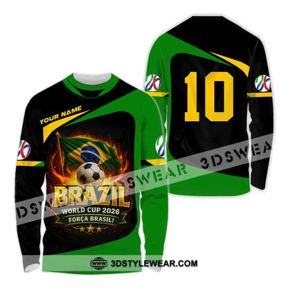 Unisex Shirt - Custom World Cup 2026 3D Shirt Long Sleeve Shirt / S T-shirt