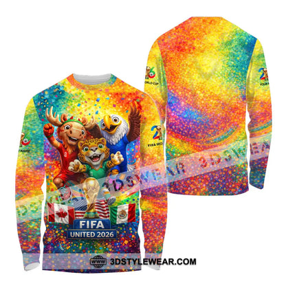 Unisex Shirt - Custom World Cup 2026 3D Shirt - Long Sleeve Shirt / S - T-shirt