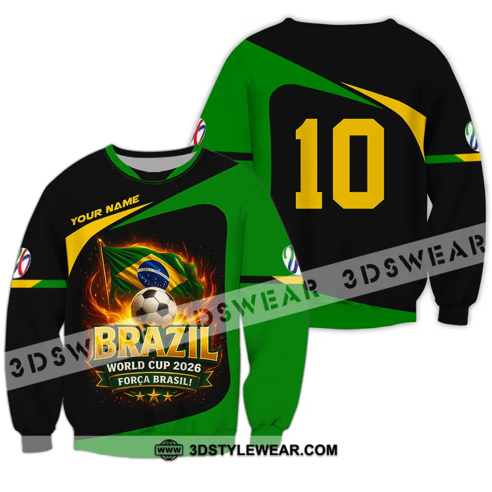 Unisex Shirt - Custom World Cup 2026 3D Shirt Long Sleeve / S T-shirt