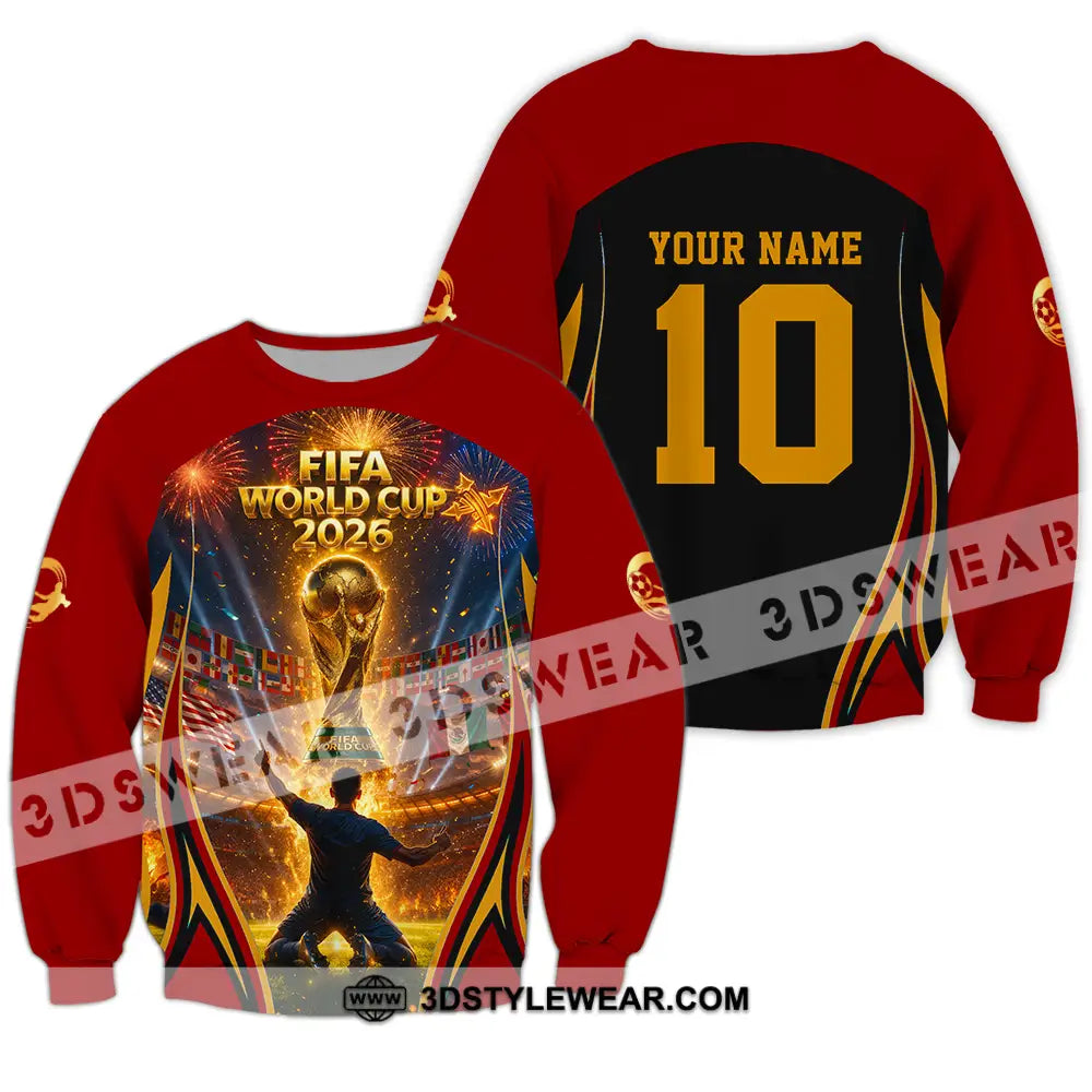 Unisex Shirt - Custom World Cup 2026 3D Shirt Long Sleeve / S T-shirt