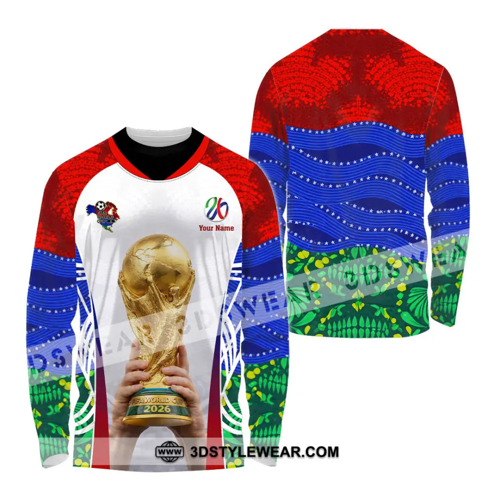 Unisex Shirt - Custom World Cup 2026 3D Shirt - Long Sleeve Shirt / S - T-shirt