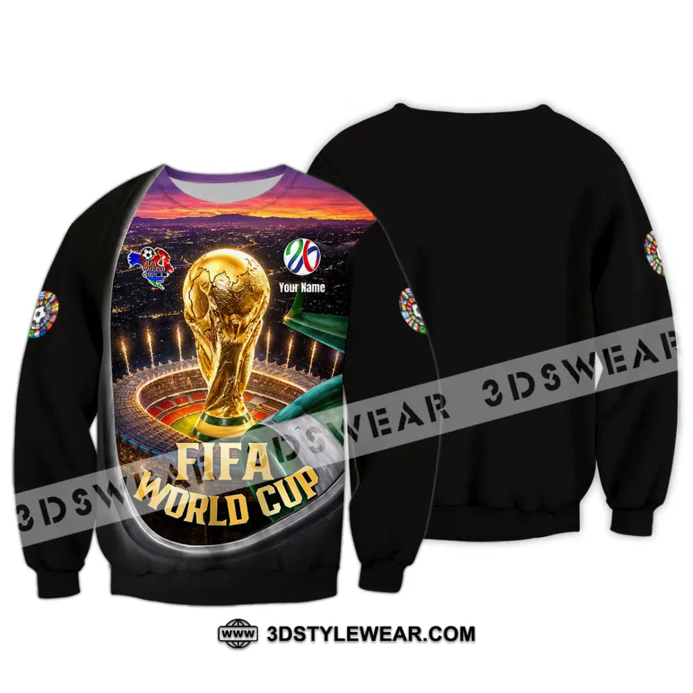 Unisex Shirt - Custom World Cup 2026 3D Shirt - Long Sleeve / S - T-shirt