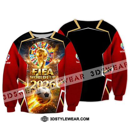 Unisex Shirt - Custom World Cup 2026 3D Shirt - Long Sleeve / S - T-shirt