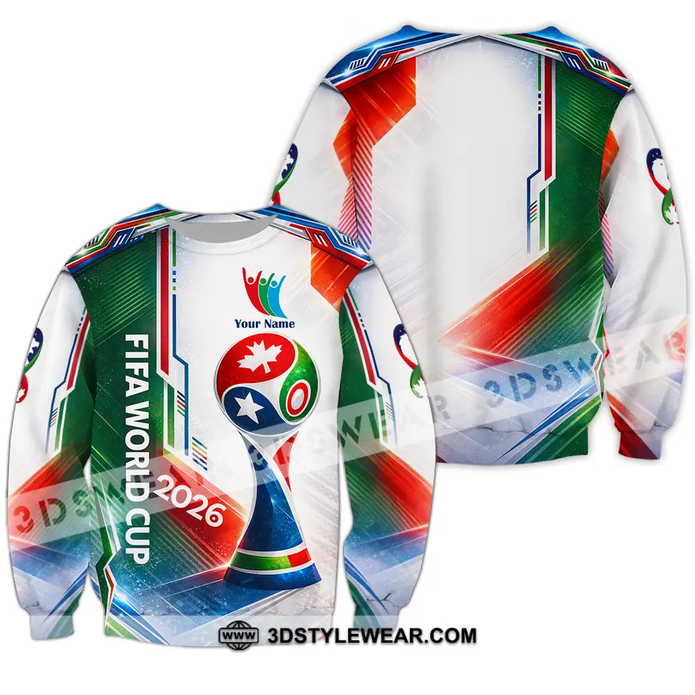 Unisex Shirt - Custom World Cup 2026 3D Shirt Long Sleeve / S T-shirt