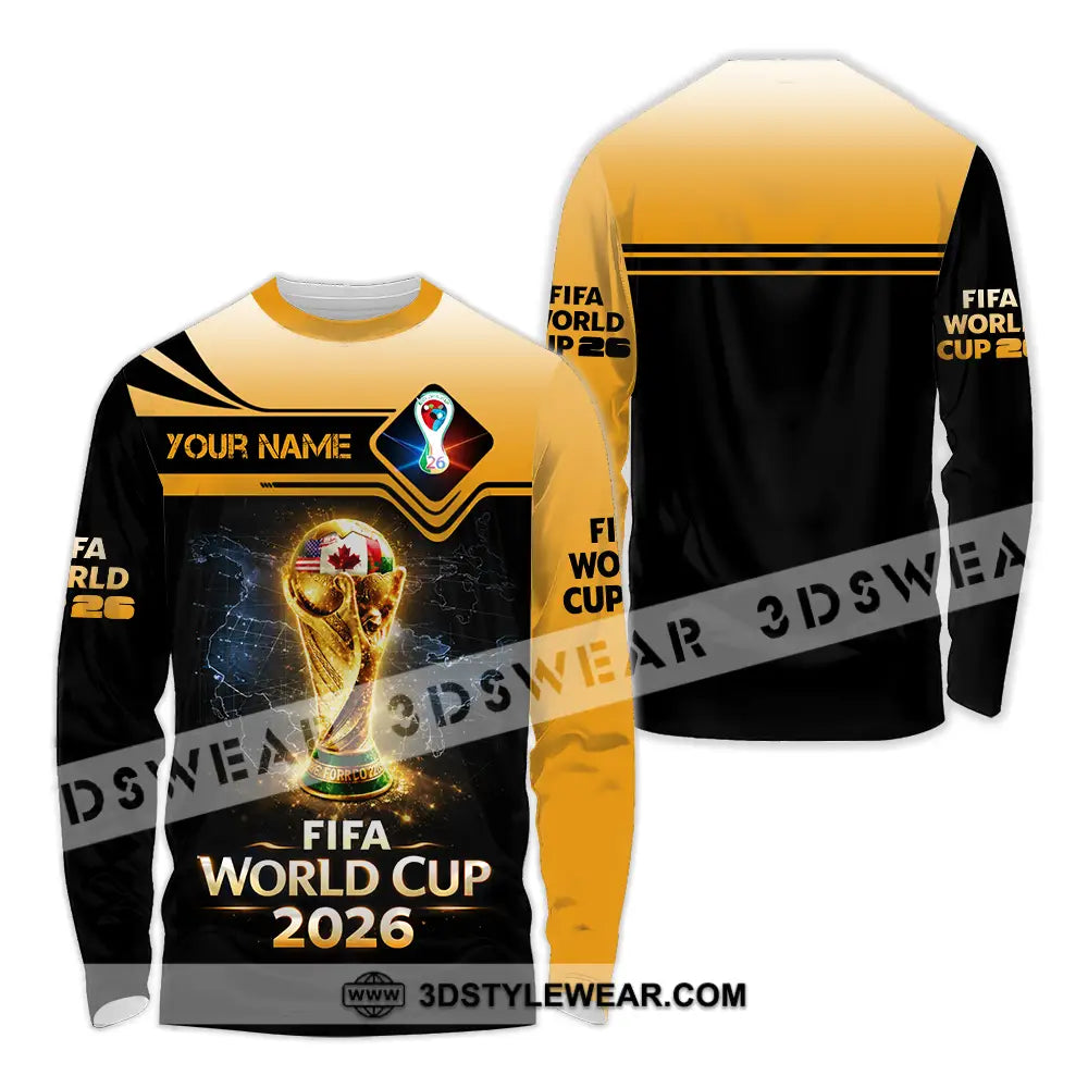 Unisex Shirt - Custom World Cup 2026 3D Shirt - Long Sleeve Shirt / S - T-shirt