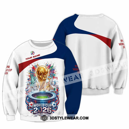 Unisex Shirt - Custom World Cup 2026 3D Shirt - Long Sleeve / S - T-shirt