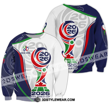 Unisex Shirt - Custom World Cup 2026 3D Shirt Long Sleeve / S T-shirt