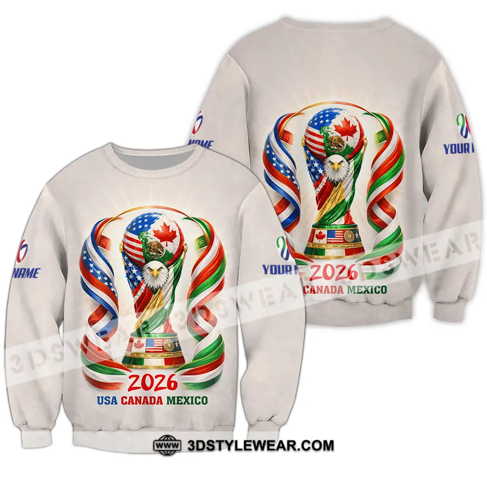 Unisex Shirt - Custom World Cup 2026 3D Shirt Long Sleeve / S T-shirt