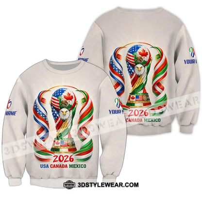 Unisex Shirt - Custom World Cup 2026 3D Shirt Long Sleeve / S T-shirt
