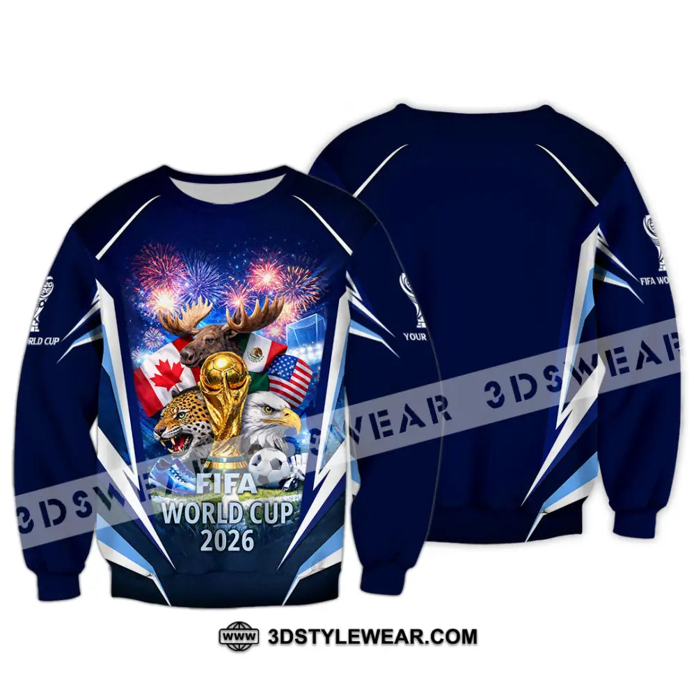 Unisex Shirt - Custom World Cup 2026 3D Shirt Long Sleeve / S T-shirt