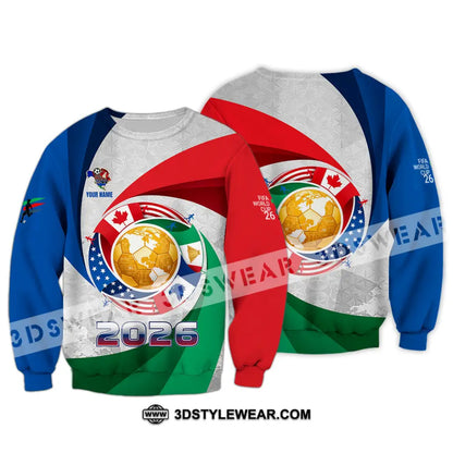 Unisex Shirt - Custom World Cup 2026 3D Shirt Long Sleeve / S T-shirt