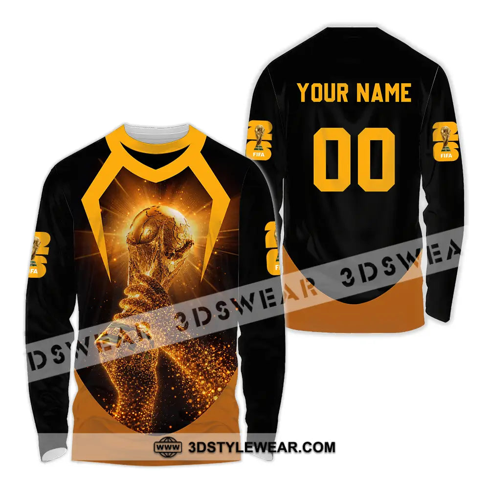Unisex Shirt - Custom World Cup 2026 3D Shirt Long Sleeve Shirt / S T-shirt