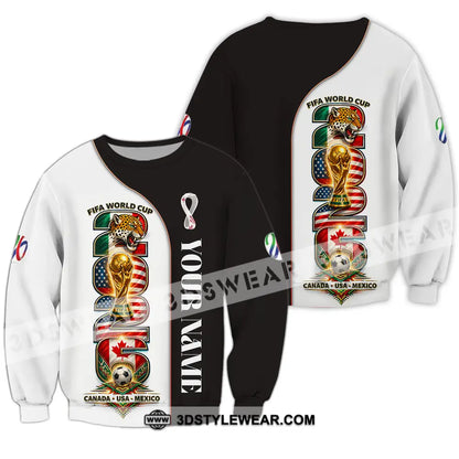 Unisex Shirt - Custom World Cup 2026 3D Shirt Long Sleeve / S T-shirt