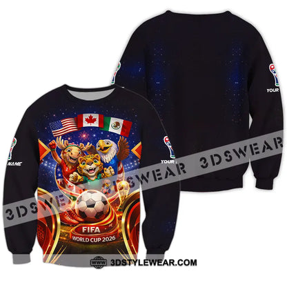 Unisex Shirt - Custom World Cup 2026 3D Shirt Long Sleeve / S T-shirt